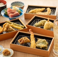 肩肘張らずに楽しめる、揚げたて天ぷら専門店