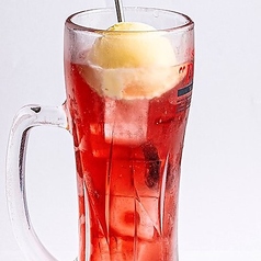 大人のクリームソーダ　「赤ワイン」