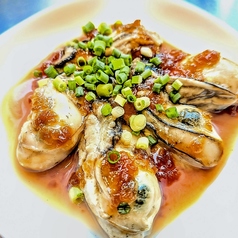 蒸し牡蠣ポン酢