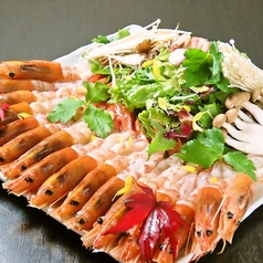 宴会に最適なぷりぷり海老しゃぶ海鮮コース等多数ご用意しております。の写真