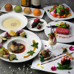 GREVILLEA &nbsp;なんばパークス　近江牛フレンチ割烹のコース写真