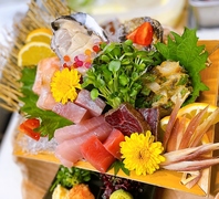 おまかせお造り盛り合せがおススメ