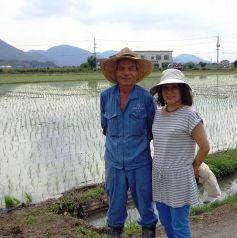 自家農園や契約農家直送のお野菜やお米を使用しています