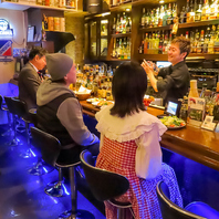 【アットホームなカウンター席】