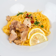 【Pasta パスタ】大崎上島レモンと若鶏の爽やかなペペロンチーノ