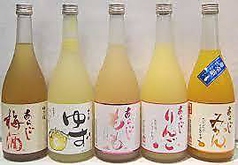 【ドリンクが豊富】 珍しいあらごし果実酒あります。