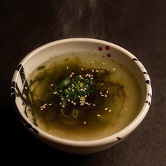 島のもずくスープ