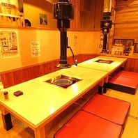 宴会でも美味しい焼肉を堪能！10名様対応の座敷席