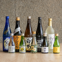 充実のお酒セレクションを堪能できます。
