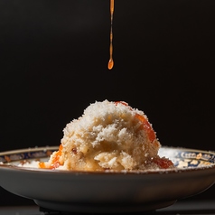 白雪タルタル玉子卵黄ソースがけ