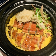 鰻と錦糸卵の土鍋ご飯