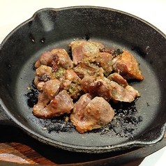 砂肝のガーリックオイル焼き