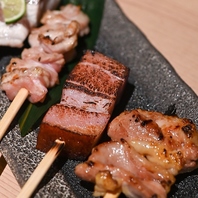 備長炭による究極の火入れで焼き上げます。