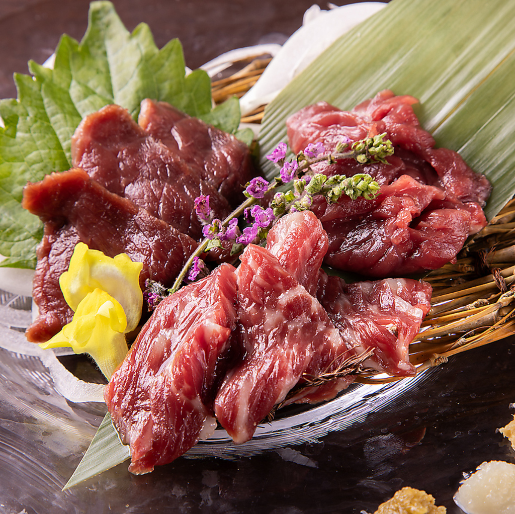 馬刺しの本場熊本より直送！新鮮馬刺し