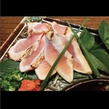 料理メニュー写真 （宮崎産）元気地鶏のタタキ