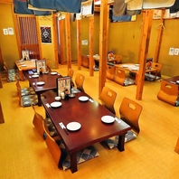最大35名様まで貸切も可能！宴会などでご利用頂けます♪