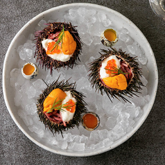 牛たんユッケと生雲丹の饗宴(1個）