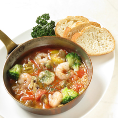 海老＆マッシュルームのアヒージョ