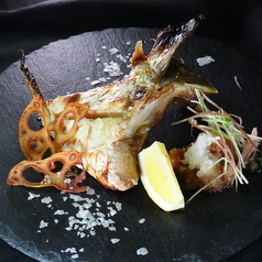 ひらすカマ塩焼き