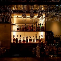 ウイスキーや各種カクテルも豊富にご用意