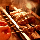 職人が炭火でじっくり焼き上げます。串串といえば焼鳥とお魚！※写真はイメージです。