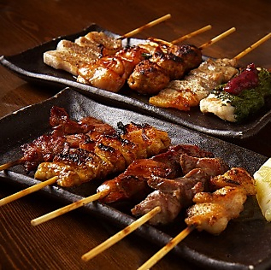 宮崎日向備長炭で丁寧に焼き上げた本気の串をどうぞ！