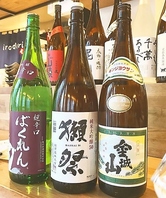 豊富に日本酒ご用意しております！！