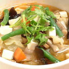 野菜いっぱい、五目野菜刀削麺