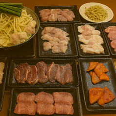 京もつ鍋ホルモン焼肉 朱々 佐賀鳥栖店のコース写真