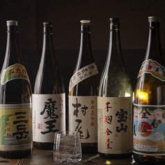 料理との相性抜群!こだわりの地酒と焼酎