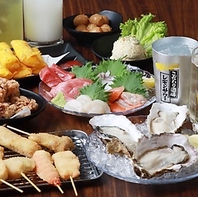 多彩なコースと食べ放題♪