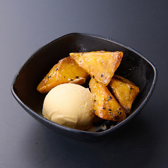 大学芋＆バニラアイス