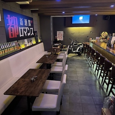 カウンター席とテーブル席合わせて貸切が可能です！