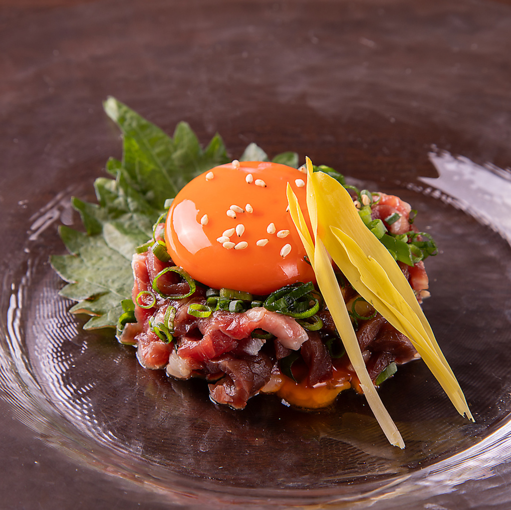 新鮮馬刺しの桜ゆっけ