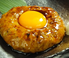 自家製月見つくね炙り焼き