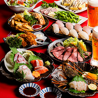 お得な飲み放題付きコースは3,480円～各種ご用意♪