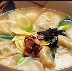 モチ餃子スープ