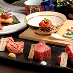 先斗町の風情ある町家空間で極上の近江牛焼き肉を。日本の旬とともにご堪能くださいませ。
