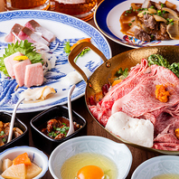 TV番組で紹介されたA5ランク黒毛和牛すき焼きと肉料理