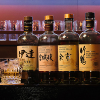 お酒の種類を豊富にご用意しております。