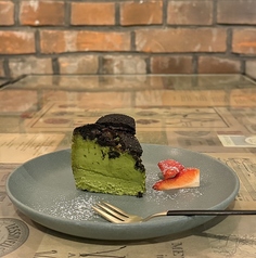 大人の濃厚オレオ抹茶バスクチーズ