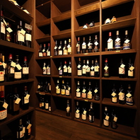 当店自慢のワインセラー