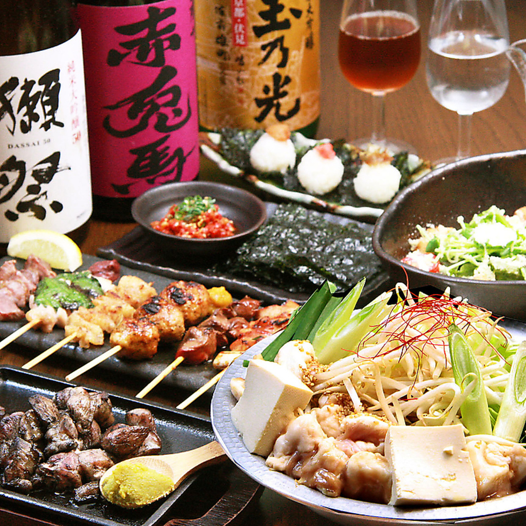 宴会利用にピッタリな2時間飲み放題付きコースを4,400円(税込)～3種類ご用意。大人数も対応可能です