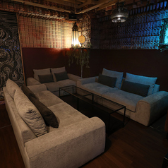 遺跡をモチーフにしたVIPルームです。