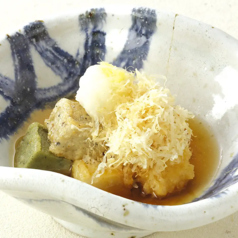 京生麩と湯葉の揚げだし