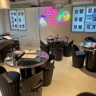 韓国の文化が息づく店内！