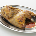料理メニュー写真 若鶏半身揚げガーリック醤油仕立て