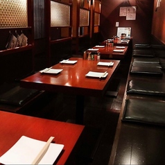 2Fで、テーブル20席、掘りごたつ16席ございますので、36名以上で2Fまるごと貸切OK☆※36名様以上は要相談。