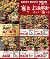 寿司満喫宴会4900円(税込)～種類豊富な宴会！