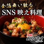 SNS映え間違いなし！金粉をふんだんに使用した料理のお写真や動画もOK！